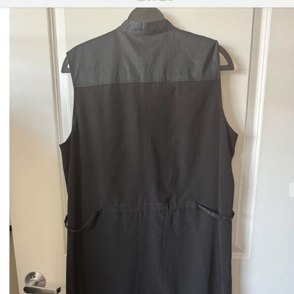 Rag & Bone Sarah Classic-Fit Plissé Sleeveless Silk Shirtdress - Picture 10 of 10